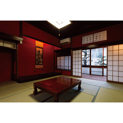 朱色の間・広縁